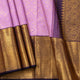 Lavender And Purple Kanchipuram Silk Saree For Bridal Wear PV NYC 1763