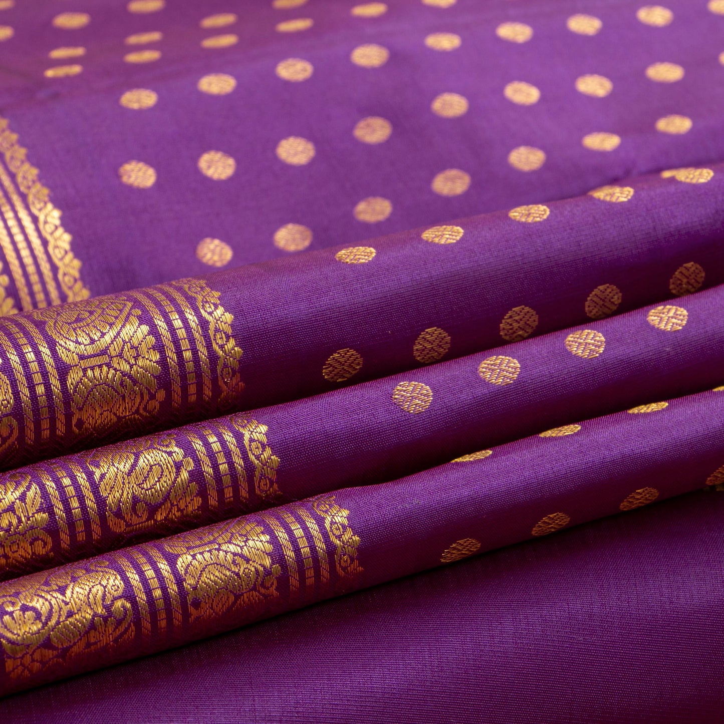 Magenta Kanchipuram Silk Saree For Festive Wear PV NYC 1788