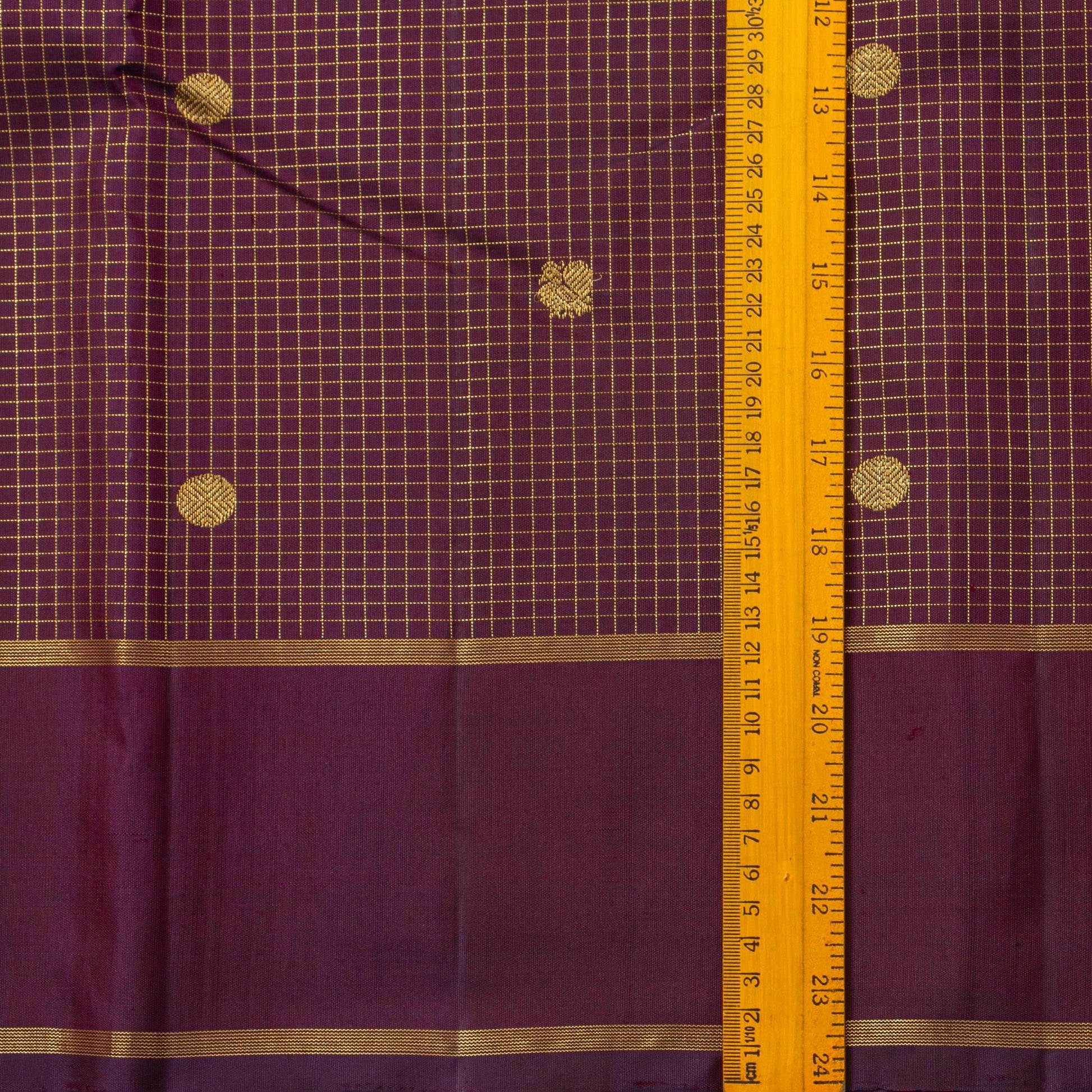 Maroon Kanchipuram Silk Saree For Festive Wear PV NYC 1759 - Silk Sari - Panjavarnam PV NYC 1759