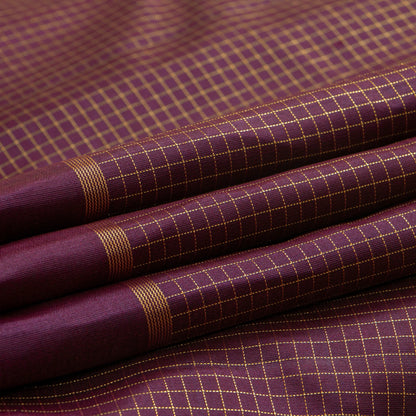 Maroon Kanchipuram Silk Saree For Festive Wear PV NYC 1759 - Silk Sari - Panjavarnam PV NYC 1759