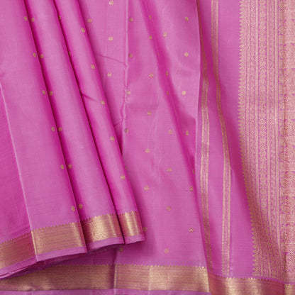 Pink Kanchipuram Silk Saree For Festive Wear PV NYC 1784 - Silk Sari - Panjavarnam PV NYC 1784