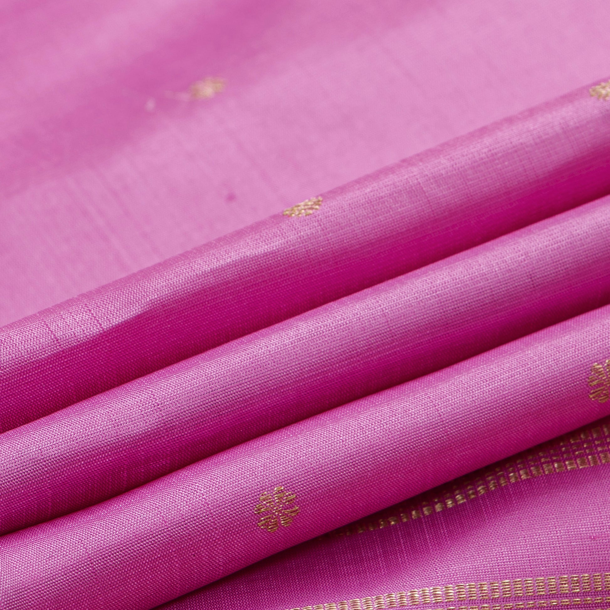 Pink Kanchipuram Silk Saree For Festive Wear PV NYC 1784 - Silk Sari - Panjavarnam PV NYC 1784
