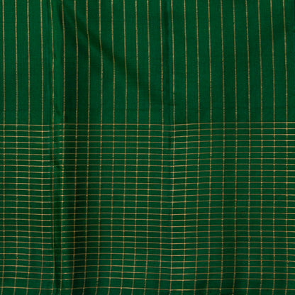 Mayilkazhuthu Blue With Green Kanchipuram Silk Saree For Festive Wear PV NYC 1804 - Silk Sari - Panjavarnam PV NYC 1804