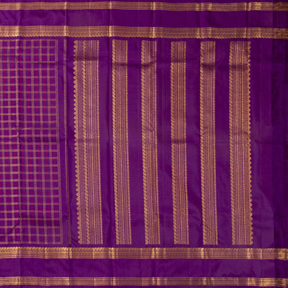 Magenta Kanchipuram Silk Saree For Wedding Wear PV NYC 1771 - Silk Sari - Panjavarnam PV NYC 1771