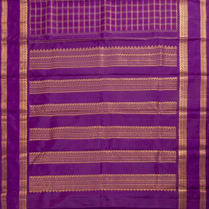 Magenta Kanchipuram Silk Saree For Wedding Wear PV NYC 1771 - Silk Sari - Panjavarnam PV NYC 1771