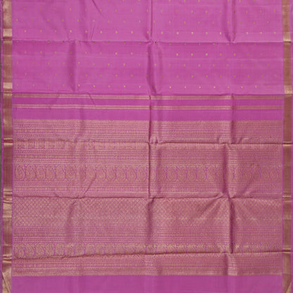 Pink Kanchipuram Silk Saree For Festive Wear PV NYC 1784 - Silk Sari - Panjavarnam PV NYC 1784
