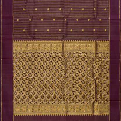 Maroon Kanchipuram Silk Saree For Festive Wear PV NYC 1759 - Silk Sari - Panjavarnam PV NYC 1759