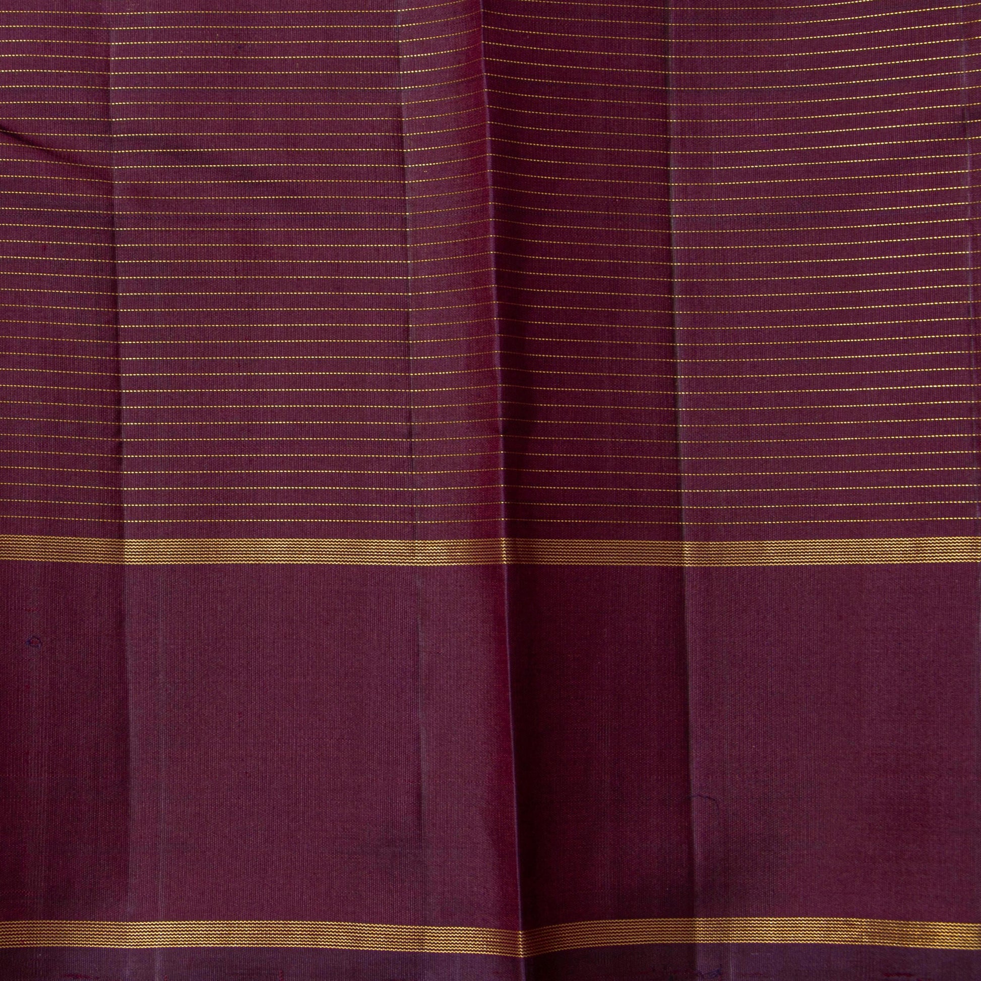 Maroon Kanchipuram Silk Saree For Festive Wear PV NYC 1759 - Silk Sari - Panjavarnam PV NYC 1759
