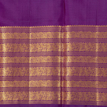 Magenta Kanchipuram Silk Saree For Festive Wear PV NYC 1788