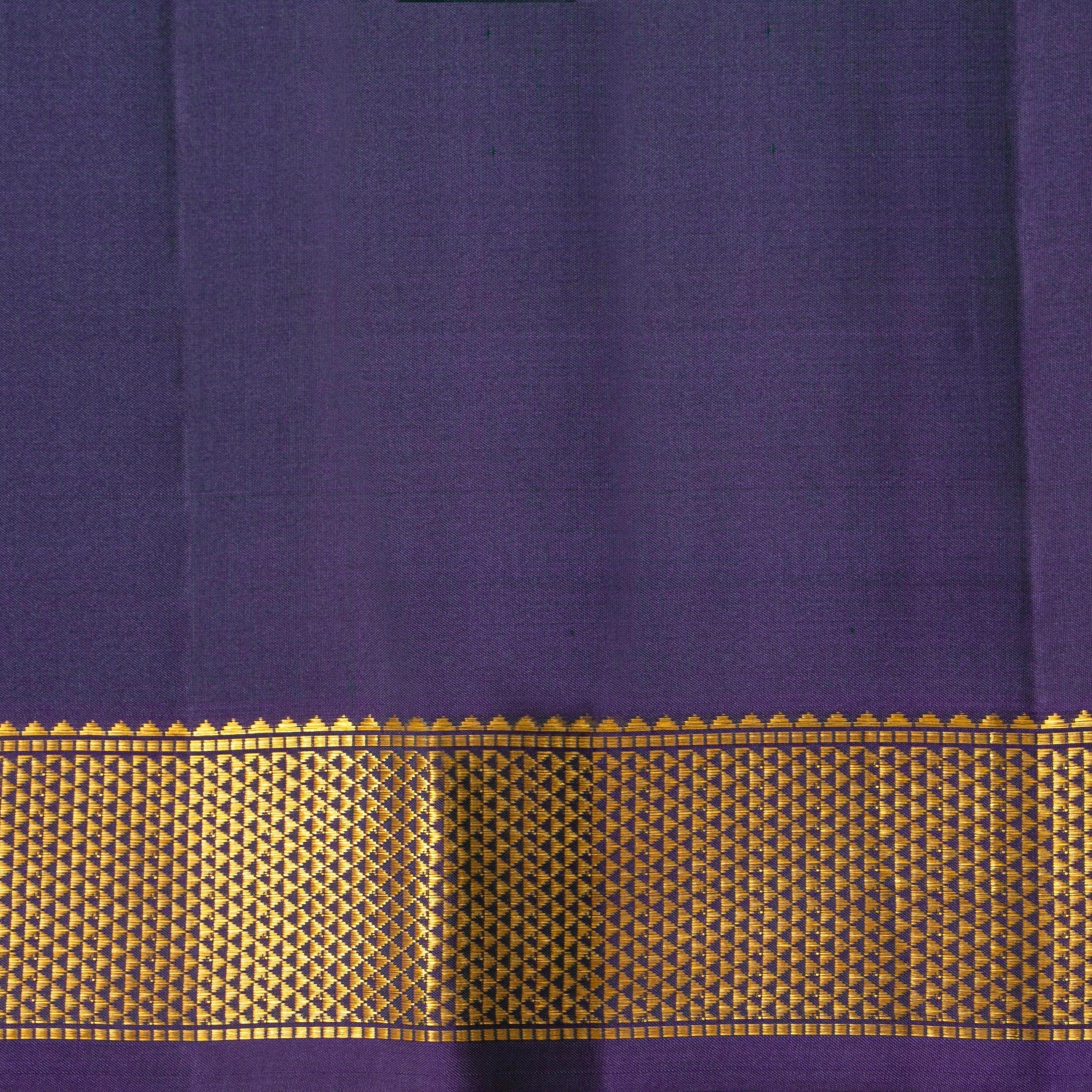 Green And Navy Blue Kanchipuram Silk Saree For Festive Wear PV NYC 1773 - Silk Sari - Panjavarnam PV NYC 1773