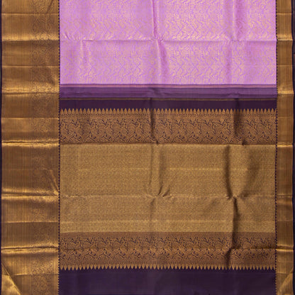 Lavender And Purple Kanchipuram Silk Saree For Bridal Wear PV NYC 1763 - Silk Sari - Panjavarnam PV NYC 1763
