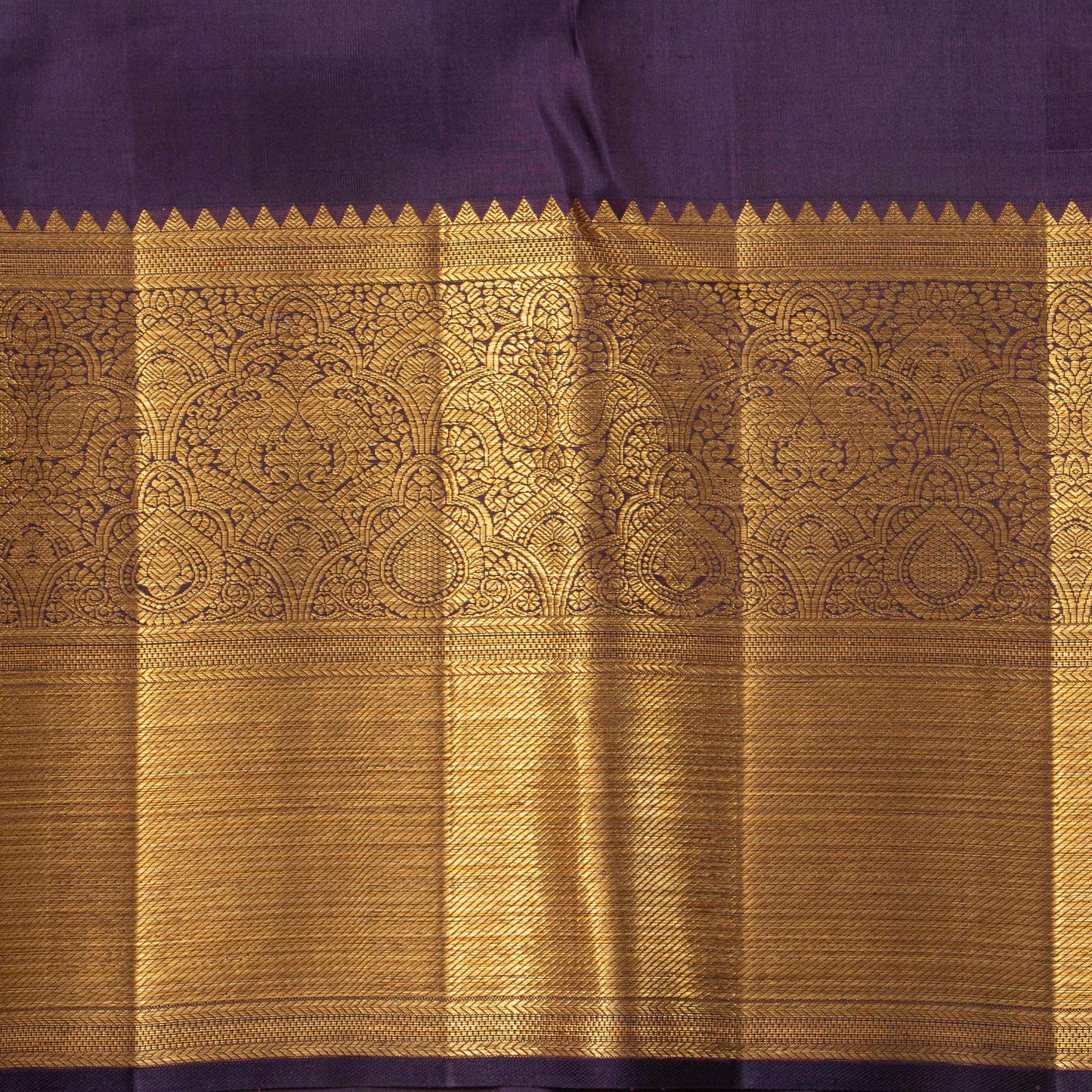 Lavender And Purple Kanchipuram Silk Saree For Bridal Wear PV NYC 1763 - Silk Sari - Panjavarnam PV NYC 1763