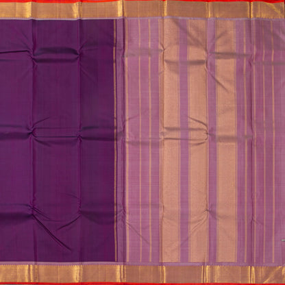 Purple And Pastel Pink Kanchipuram Silk Saree For Festive Wear PV NYC 1777 - Silk Sari - Panjavarnam PV NYC 1777