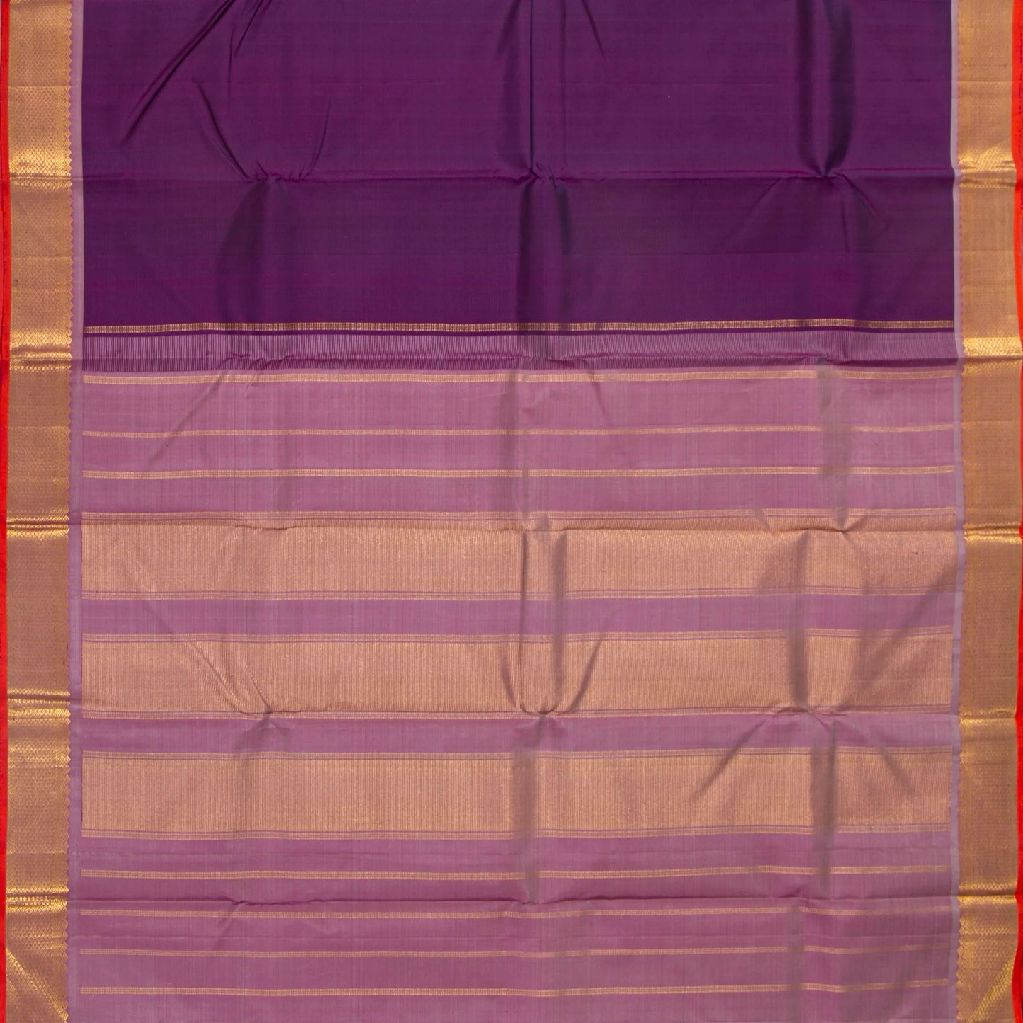 Purple And Pastel Pink Kanchipuram Silk Saree For Festive Wear PV NYC 1777 - Silk Sari - Panjavarnam PV NYC 1777