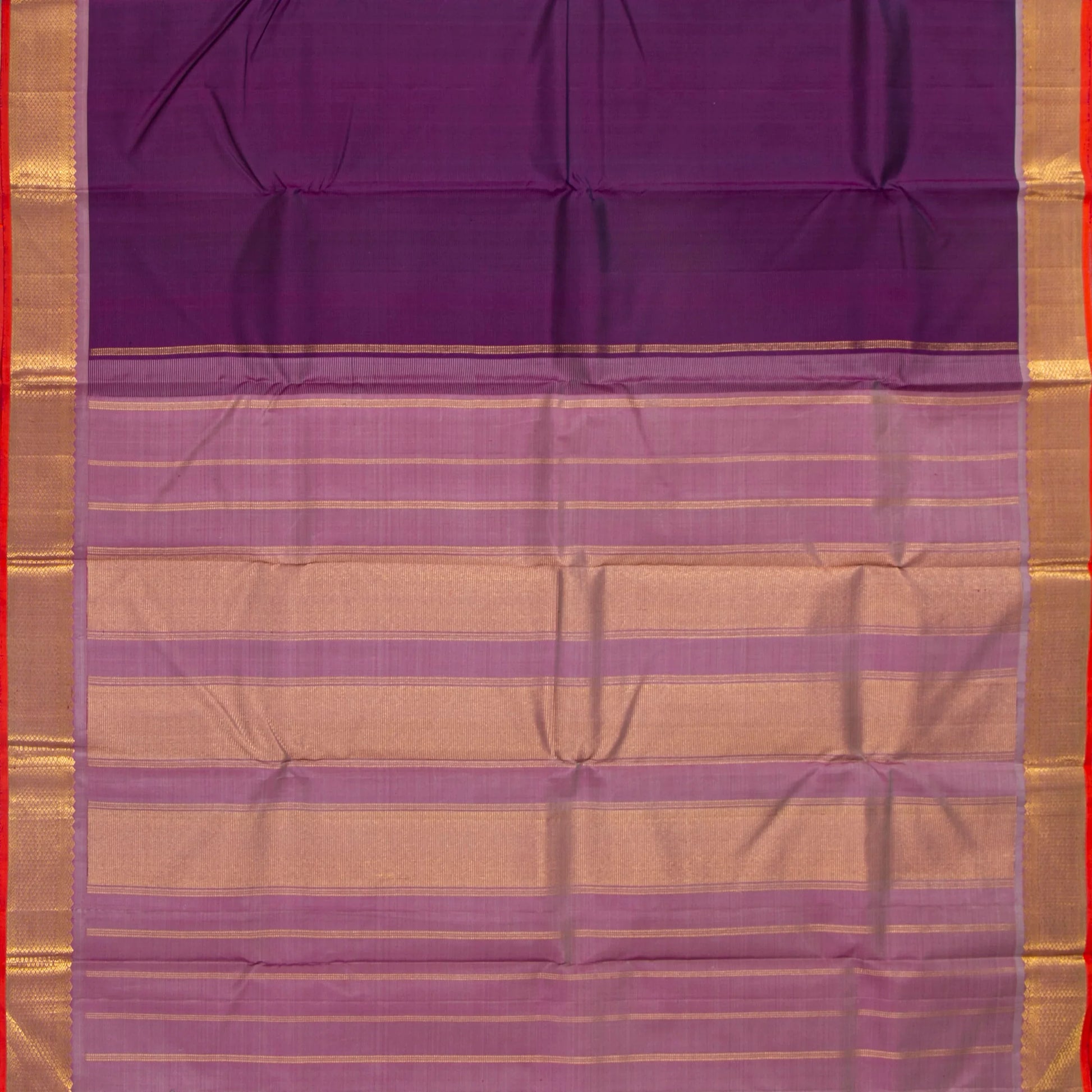 Purple And Pastel Pink Kanchipuram Silk Saree For Festive Wear PV NYC 1777 - Silk Sari - Panjavarnam PV NYC 1777