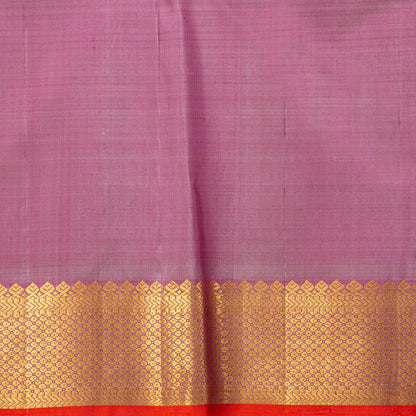 Purple And Pastel Pink Kanchipuram Silk Saree For Festive Wear PV NYC 1777 - Silk Sari - Panjavarnam PV NYC 1777