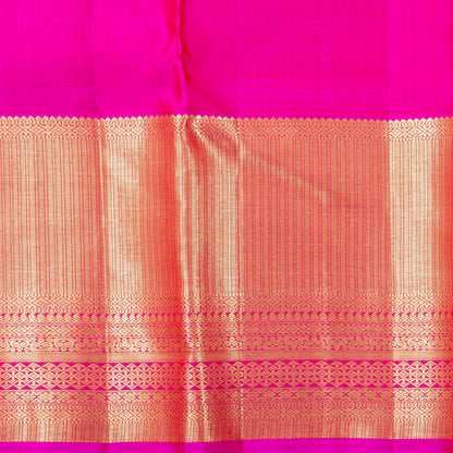 Pastel Green And Pink Kanchipuram Silk Saree For Bridal Wear PV NYC 1833