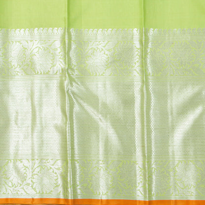 Pastel Green Kanchipuram Silk Saree For Festive Wear PV NYC 1902 - Silk Sari - Panjavarnam PV NYC 1902