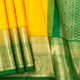 Yellow And Green Kanchipuram Silk Saree For Wedding Wear PV NYC 1826