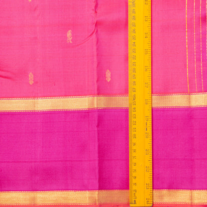 Lotus and Pink Kanchipuram Silk Saree For Festive Wear PV NYC 1868