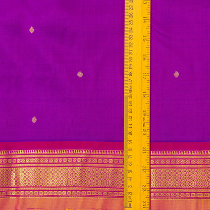 Magenta And Pink Kanchipuram Silk Saree For Festive Wear PV NYC 1932