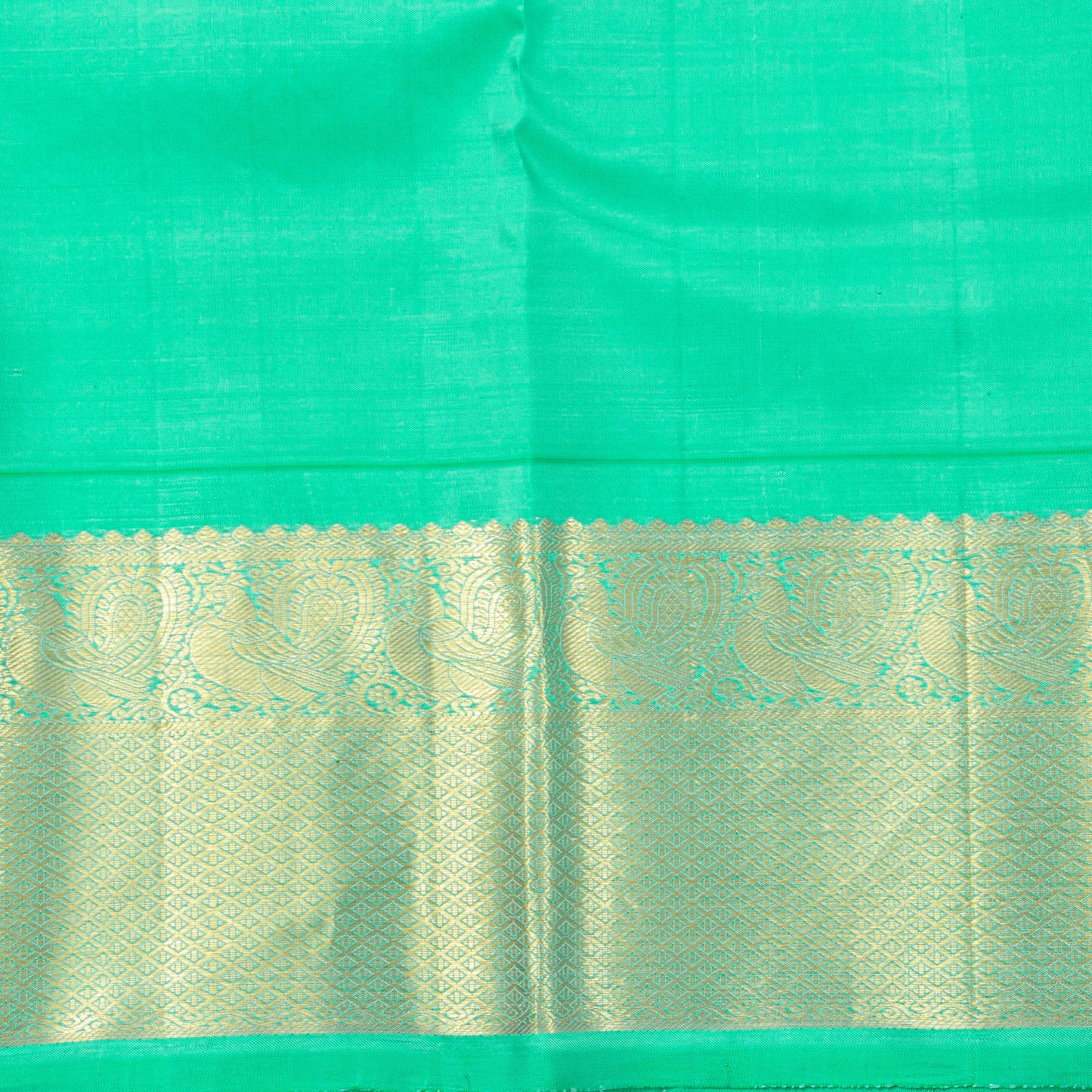 Blue Kanchipuram Silk Saree For Festive Wear PV NYC 1921