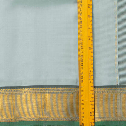Pastel Blue Kanchipuram Silk Saree For Festive Wear PV J 5574