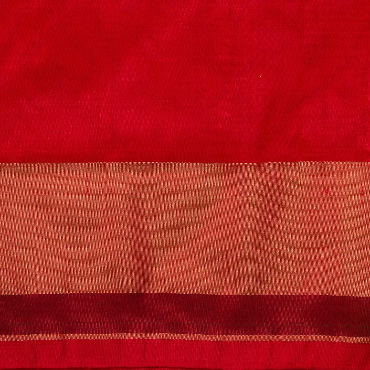 White Pochampally Silk Saree With Red Border Ikkat Handwoven Pure Silk For Office Wear PIK SIV 107