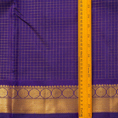 Violet Kanchipuram Silk Saree For Festive Wear PV J 4659