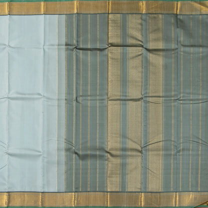 Pastel Blue Kanchipuram Silk Saree For Festive Wear PV J 5574