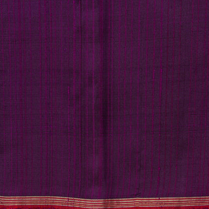 Multi Checks Borderless Kanchipuram Silk Saree For Festive Wear PV NYC 1839
