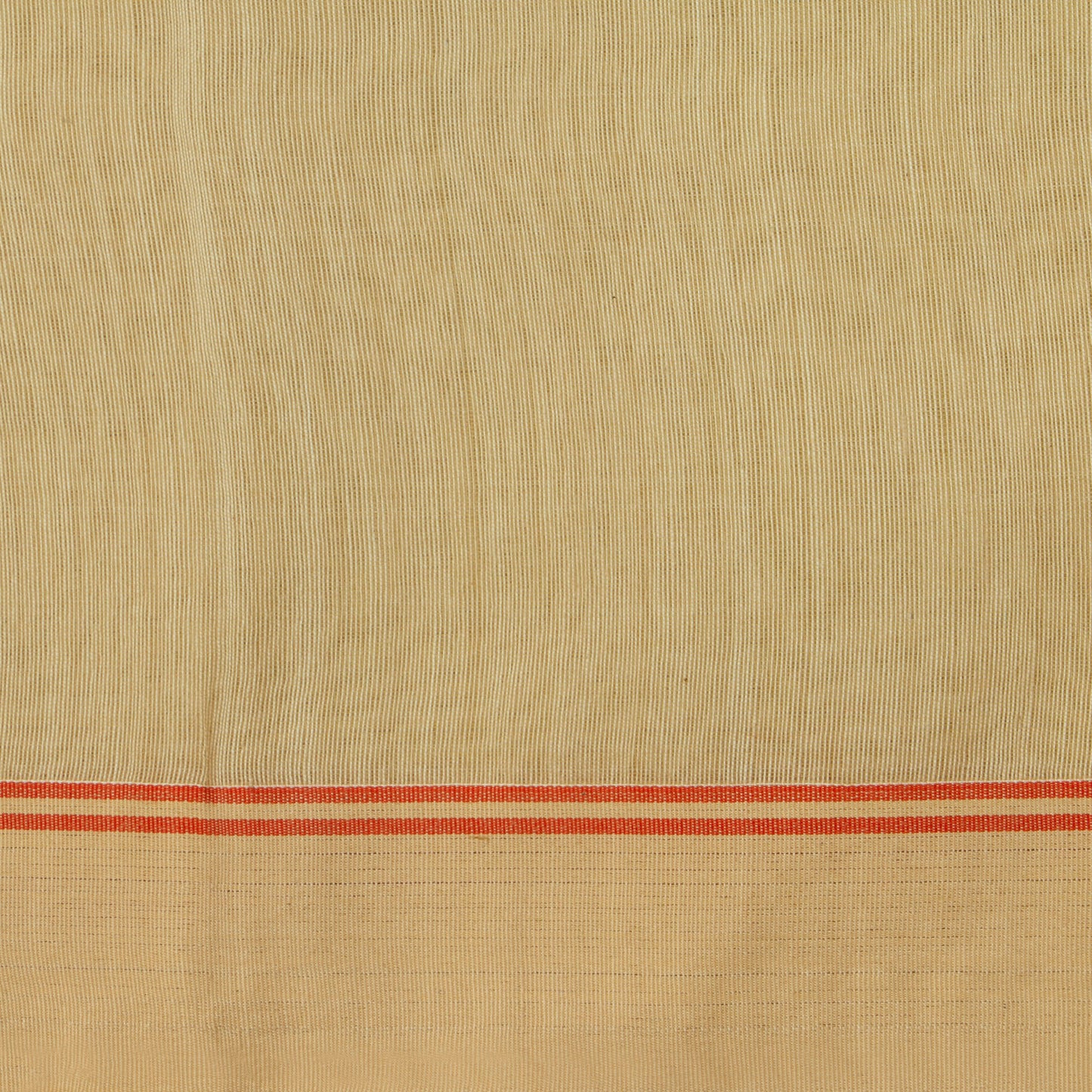 Sandal Dhakai Jamdani Kora Silk Saree Handwoven PV MJ 63