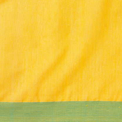 Yellow Dhakai Jamdani Khadi Mulmul Saree For Party Wear PV MJ 159