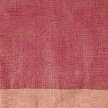 Pink Dhakai Jamdani Tissue Mulmul Saree For Party Wear PV MJ 157