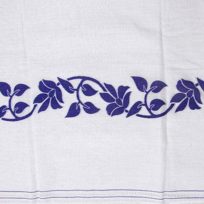 White Dhakai Jamdani Mulmul Silk Saree For Party Wear PV MJ 145