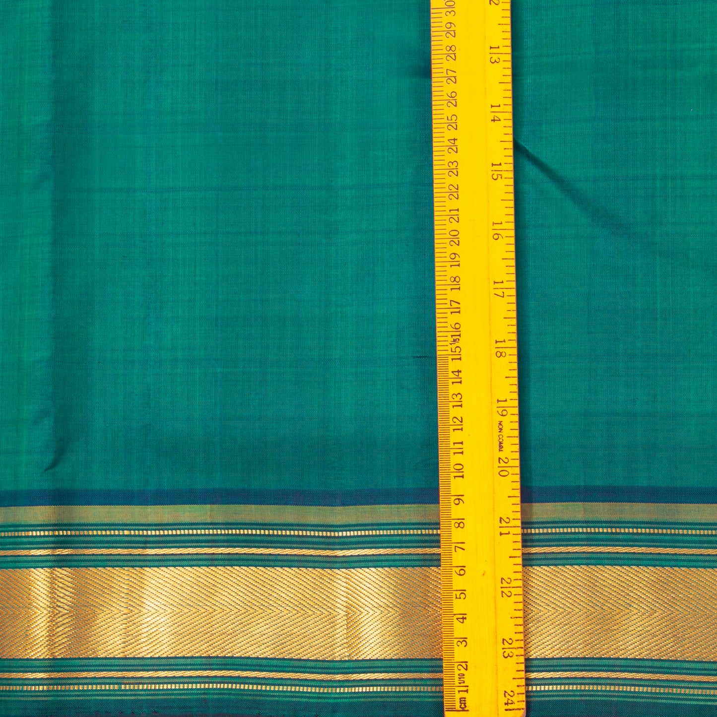 Green Kanchipuram Silk Saree For Festive Wear PV ABI 642