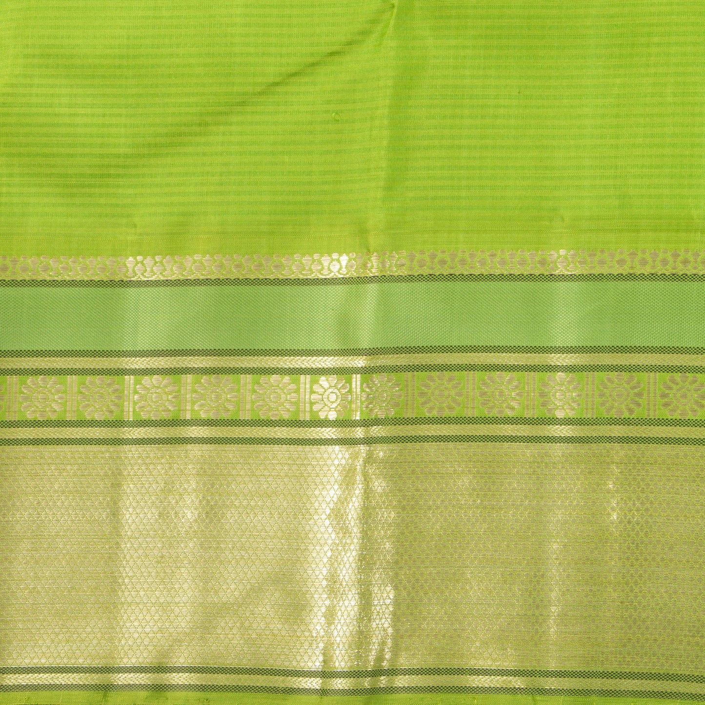 Black And Green Kanchipuram Silk Saree For Wedding Wear PV VL 41