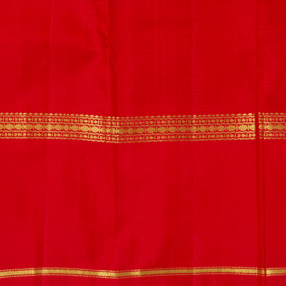 Manthulir Green And Red Kanchipuram Silk Saree For Festive Wear PV NYC 1432