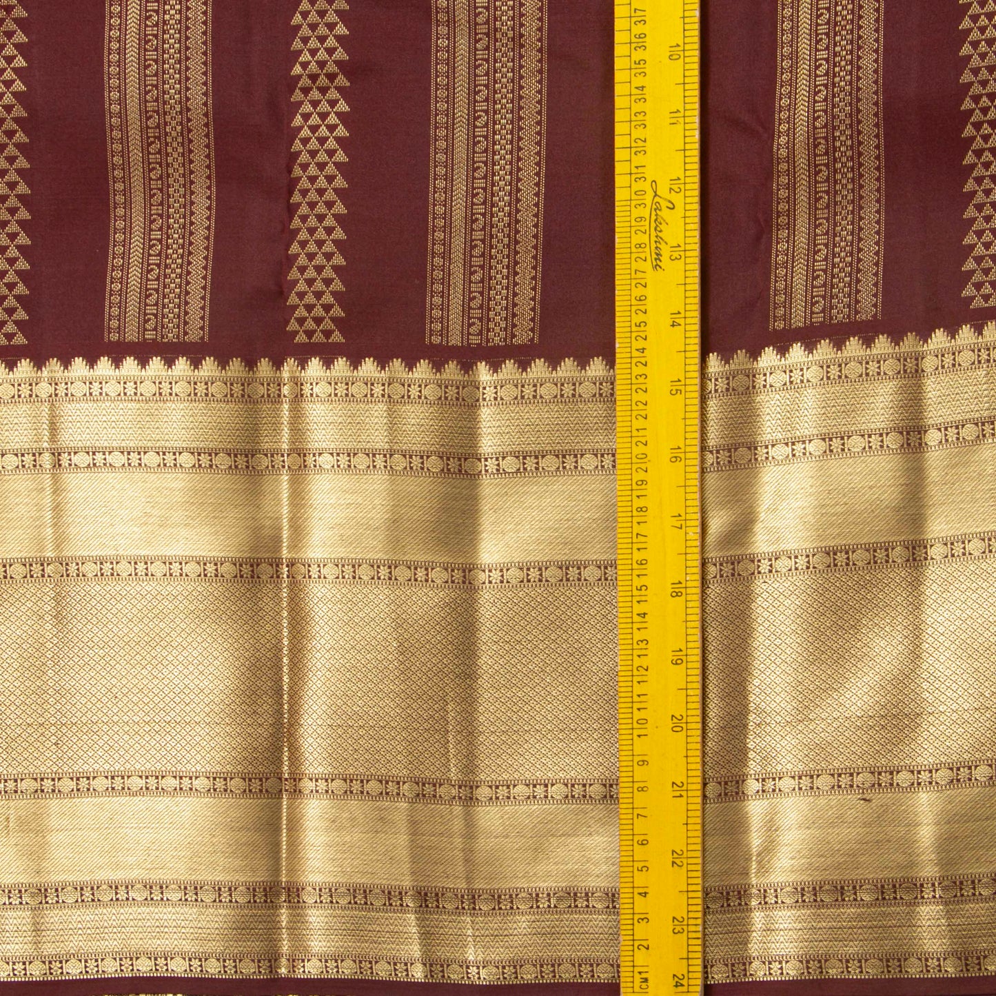 Maroon Kanchipuram Silk Saree For Festive Wear PV MEN 205