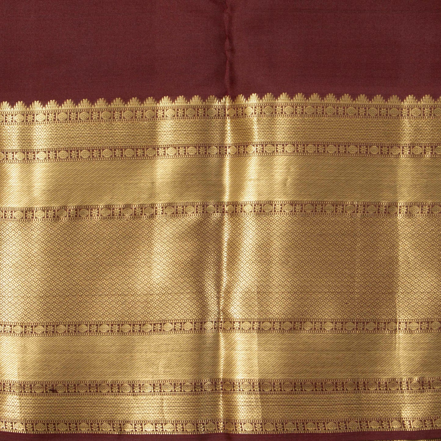 Maroon Kanchipuram Silk Saree For Festive Wear PV MEN 205