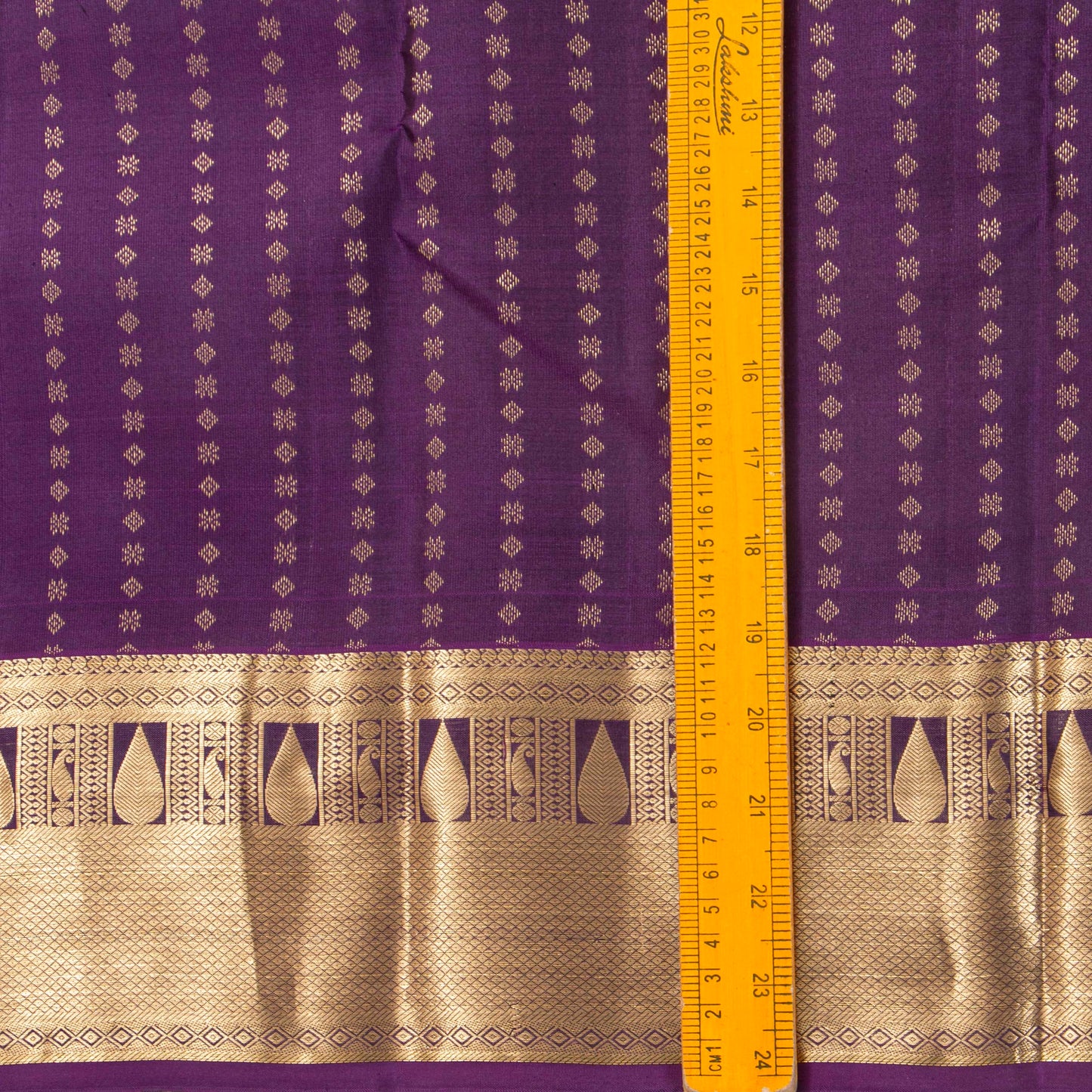 Purple Kanchipuram Silk Saree For Wedding Wear PV MEN 199 - Silk Sari - Panjavarnam PV MEN 199