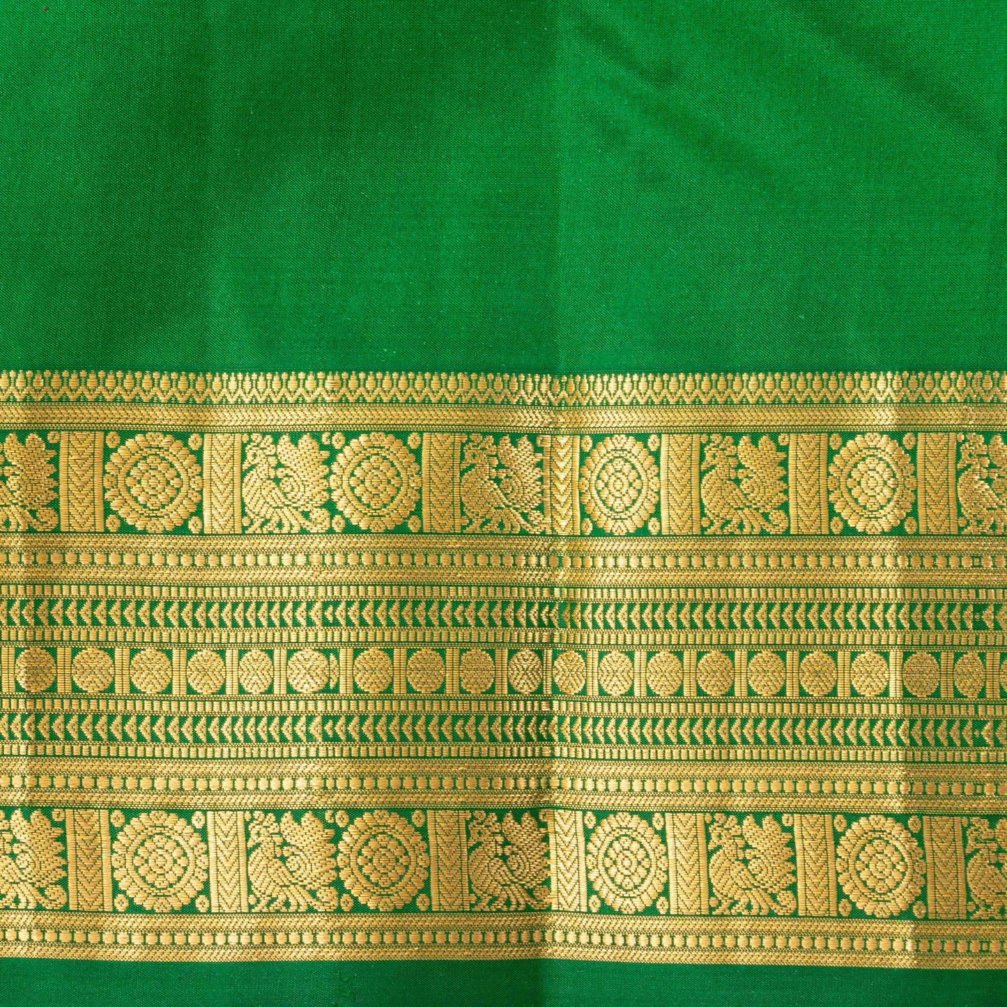 Pink And Green Kanchipuram Silk Saree For Wedding Wer PV MEN 195 - Silk Sari - Panjavarnam PV MEN 195