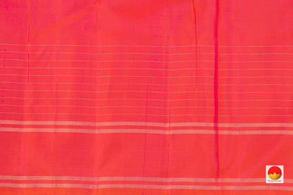 Aqua Blue And Pink Handwoven Soft Silk Saree Pure Silk For Festive Wear PV KU 108 - Silk Sari - Panjavarnam PV KU 108