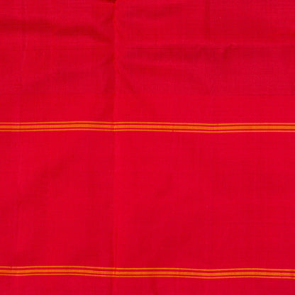 Blue And Red Checks Non Zari Kanchipuram Silk Saree For Office Wear PV RM NZ 479 - Silk Sari - Panjavarnam PV RM NZ 479