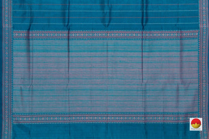 Blue Kanchi Silkcotton Saree For Office Wear PV KSC 1231 - Silk Cotton - Panjavarnam