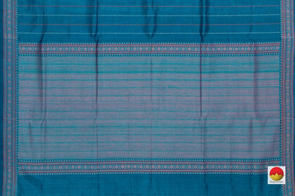 Blue Kanchi Silkcotton Saree For Office Wear PV KSC 1231 - Silk Cotton - Panjavarnam PV KSC 1231