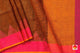 Brown Ganga Jamuna border Pure Linen Saree Handwoven PL 2018