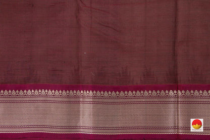 Gheva Kanchi Silkcotton Saree With Temple Korvai Border For Office Wear PV KSC 1234 - Silk Cotton - Panjavarnam