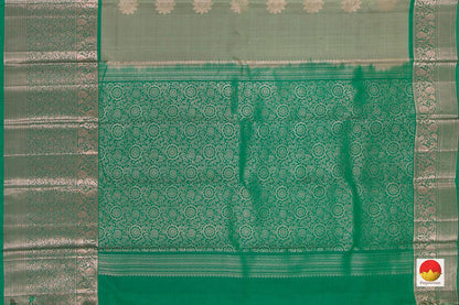 Green Handwoven Soft Silk Saree Pure Silk For Festive Wear PV KU 106 - Silk Sari - Panjavarnam PV KU 106