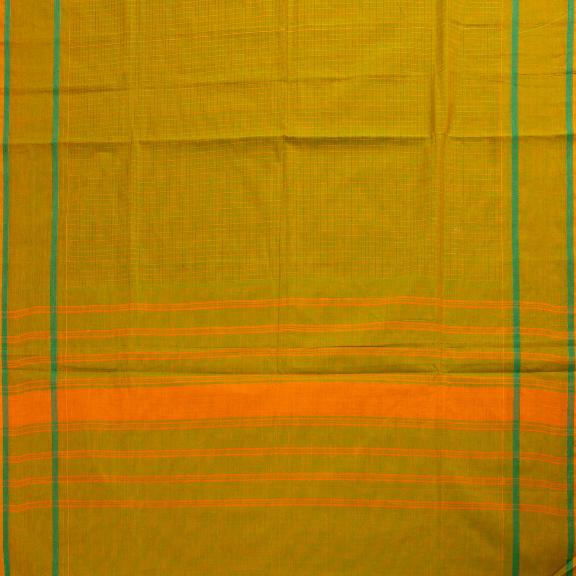 Green Kanchi Cotton Saree PV MM KC 108 - Cotton Saree - Panjavarnam PV MM KC 108